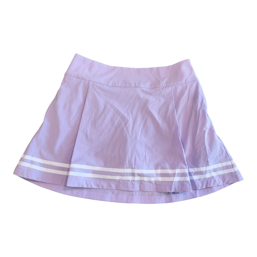 Calia TrueLight Golf Skort Womens 6 Purple Lavender Striped Athletic Skirt 15in